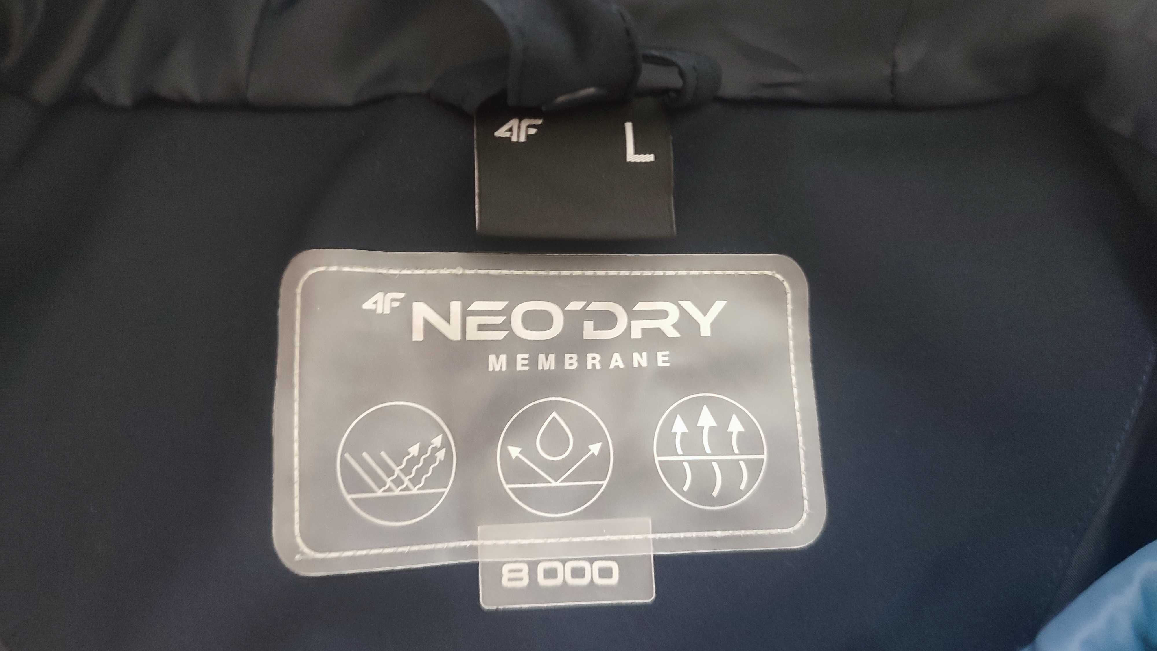 4F kurtka damska 3 w 1 z kapturem membrana NEO DRY 8000 ciepła rozm L