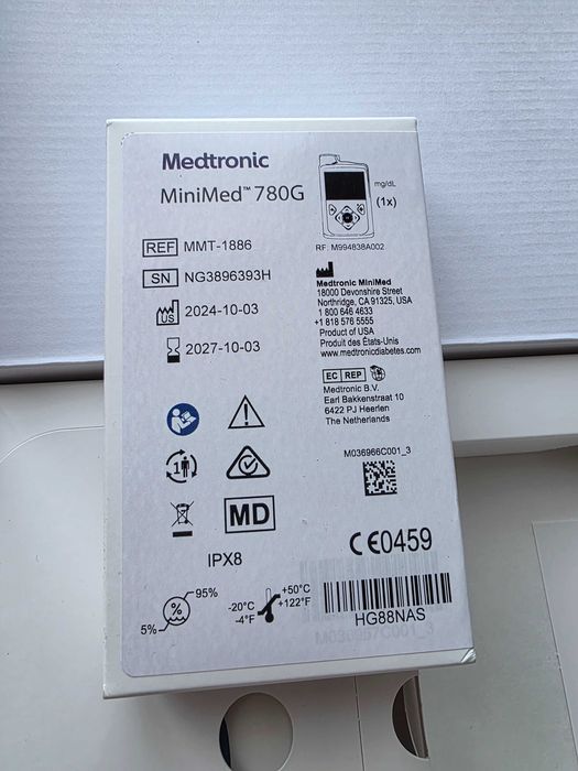 Pompa Insulinowa Medtronic MiniMed 780 G Nowa