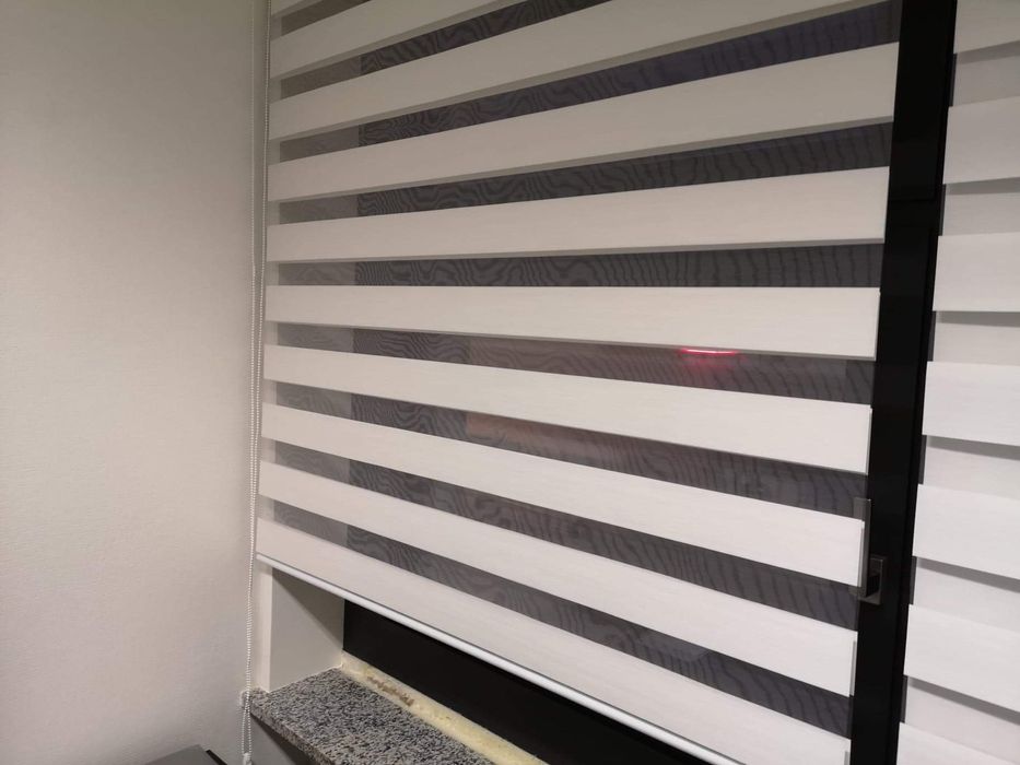 Rolety wewnętrzne rolety dzień noc duo rolety w kasecie z prowadnicami