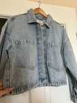Kurtka jeansowa SINSAY kołnierzyk 40 denim lato