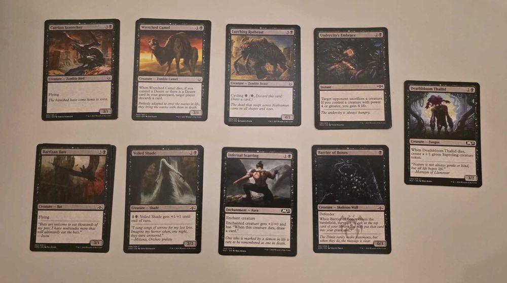 Cartas Magic - Pretas