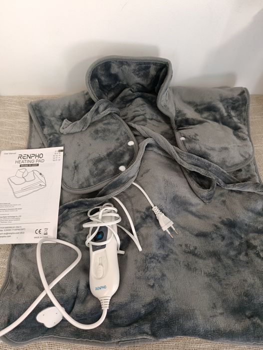 Mało Używana Podkładka Grzewcza Renpho 60x90 cm, 3 Stopnie Temperatura