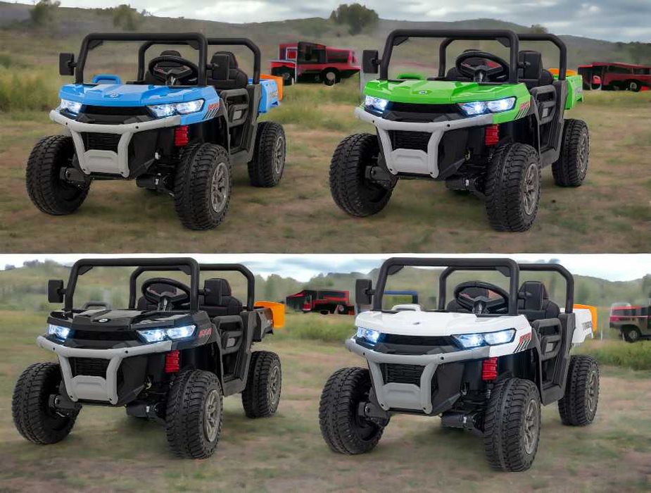 DUMPER Pickup Terenowy 4x4 Wywrotka John Deere Auto Akumulator DZIECI