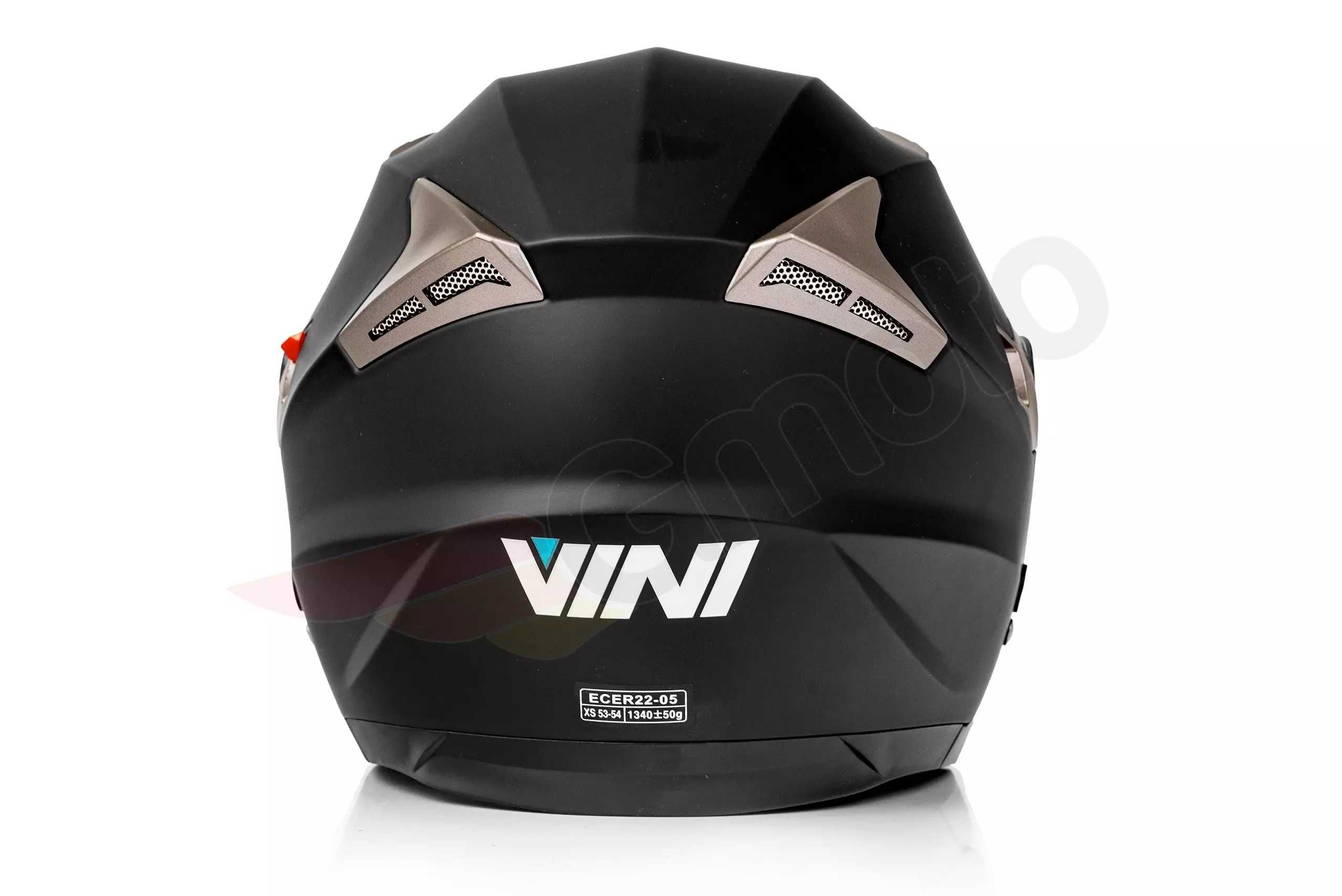 Nowy Kask motocyklowy otwarty Vini Corse czarny S Blenda