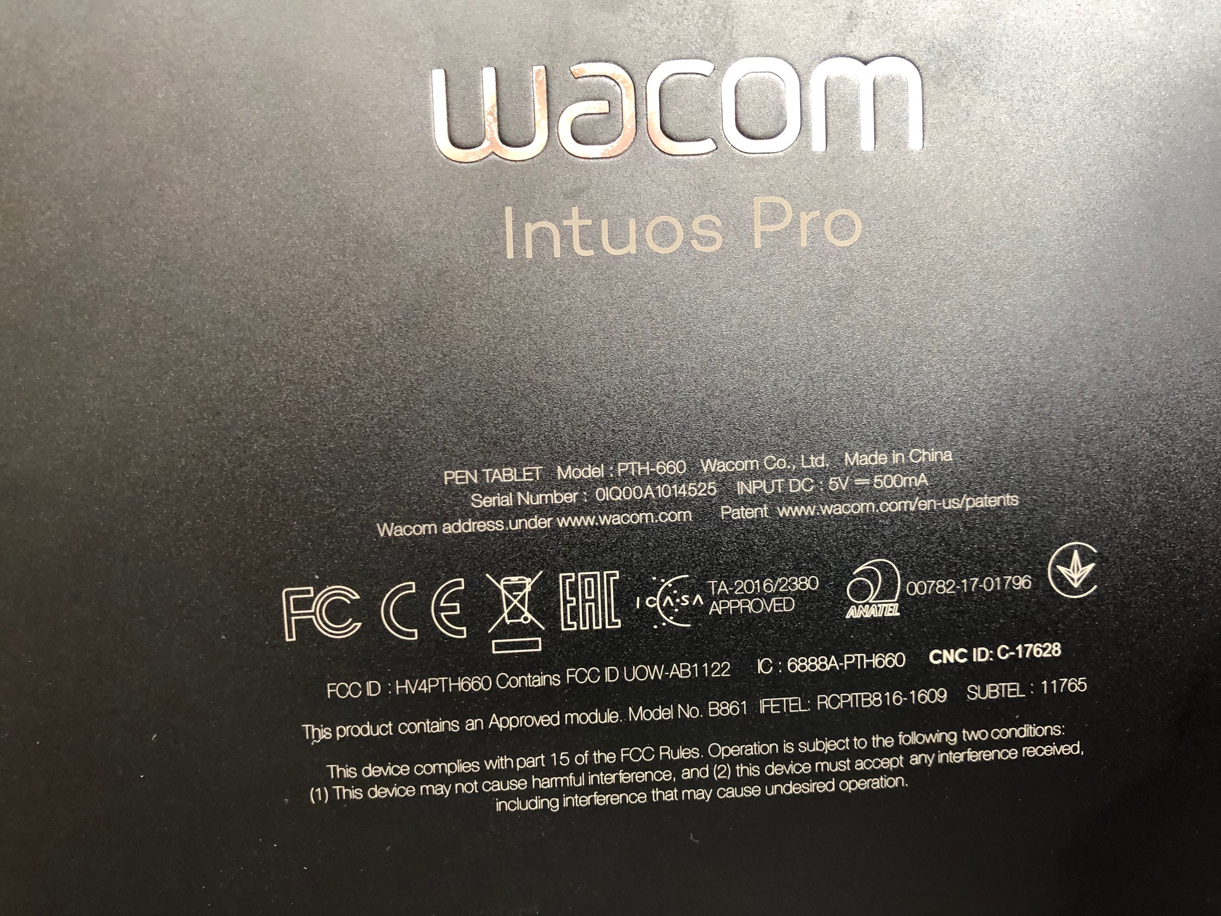 Графічний планшет wacom pro M