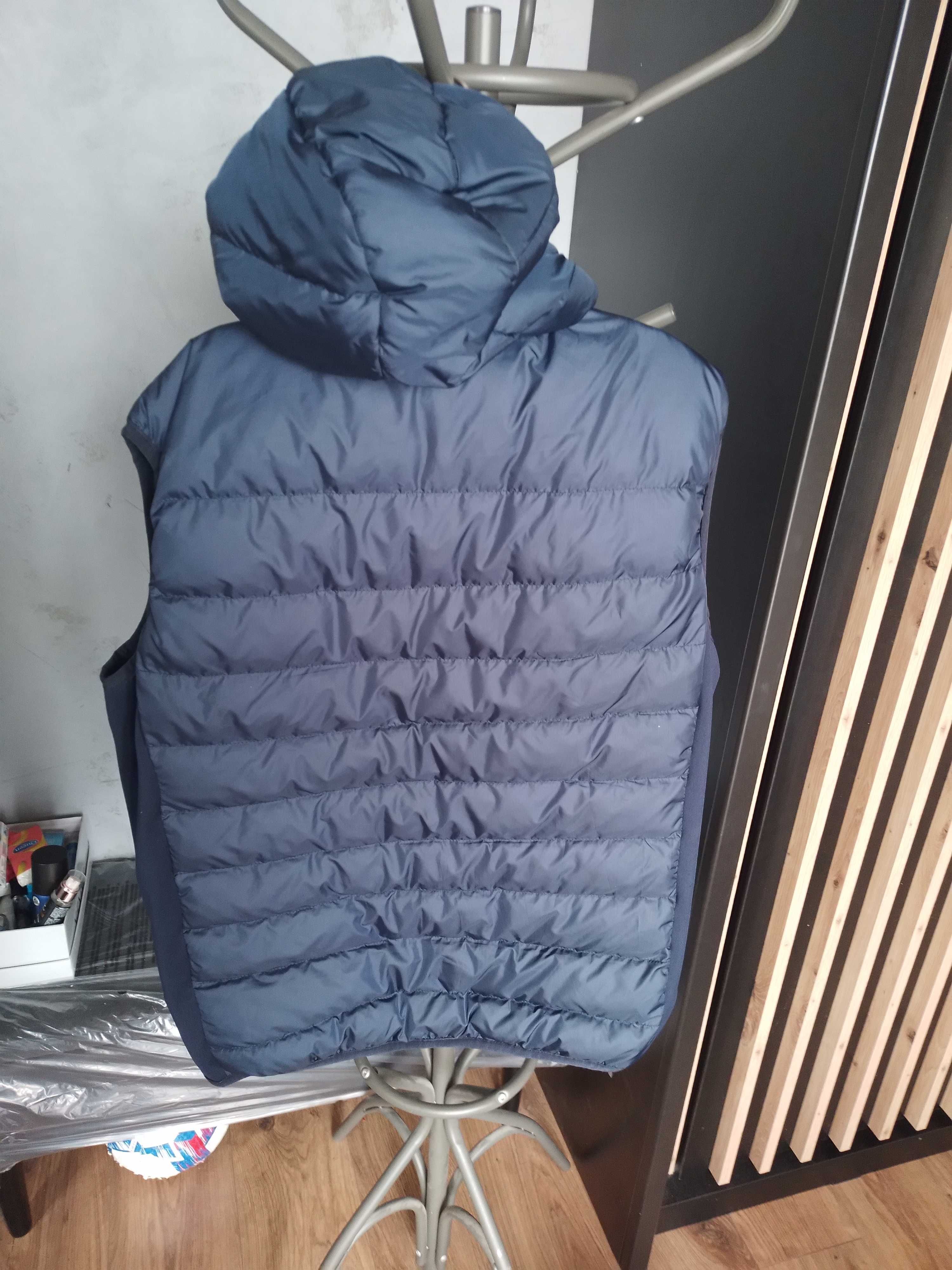 Bezrekawnik just emporio armani xxl kamizelka kaptur