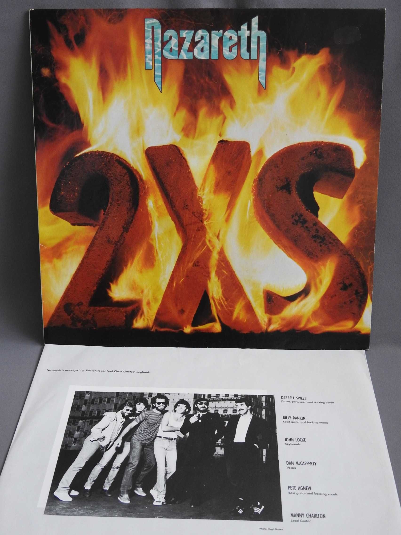 Nazareth 2XS LP пластинка 1982 Germany NM/EX 1 press оригинал