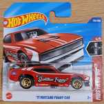 Mustang Funny Car czerwony Hot Wheels