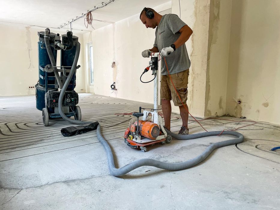 TERMOLIT Frezowanie pod ogrzewanie podłogowe frezowane - KRAKÓW