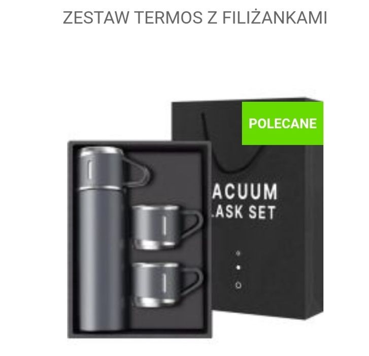 Zestaw kubeczków dla dzieci z termosem