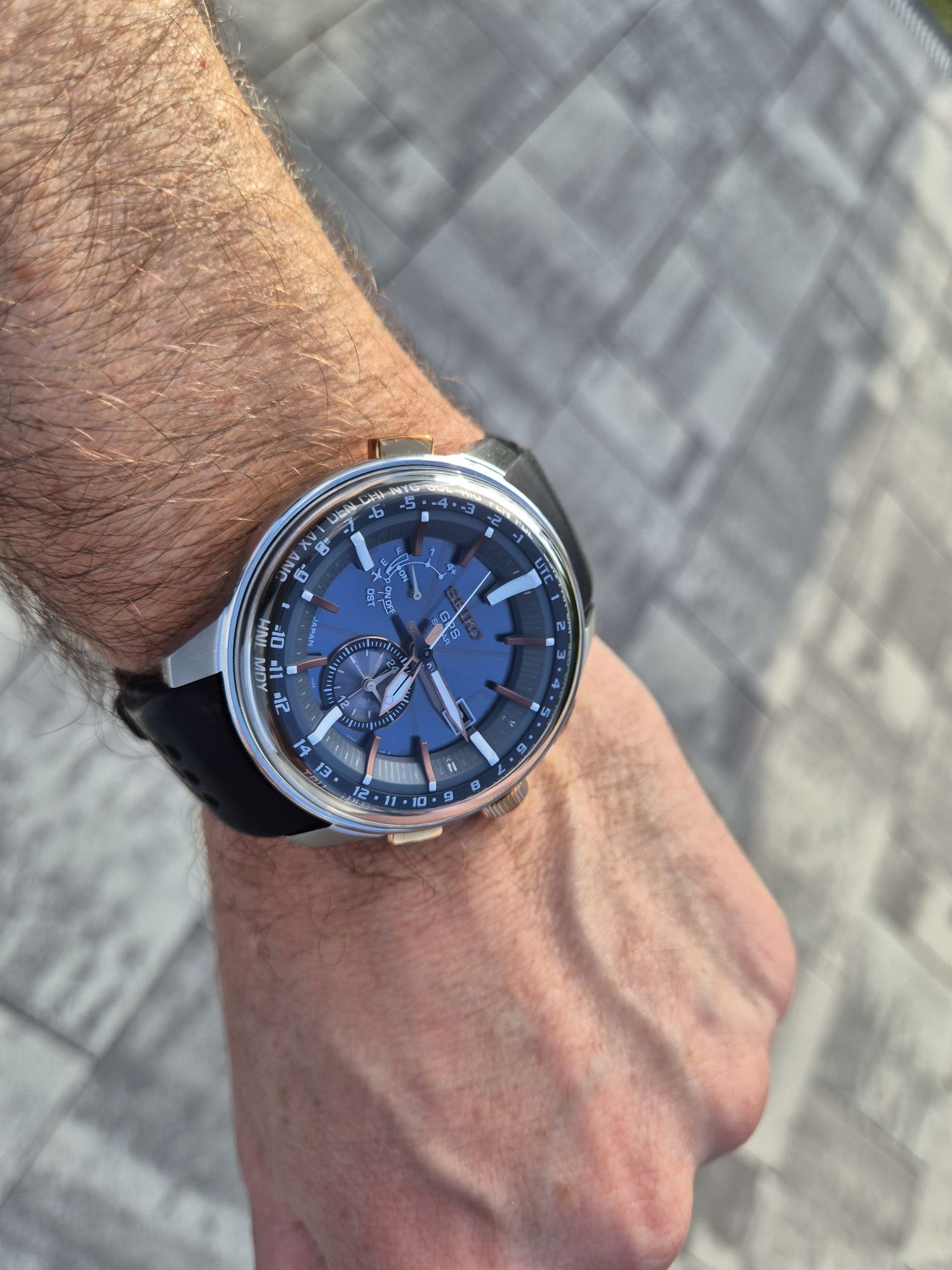 Seiko Astron Sbxa038 Solar Szafir GPS idealny