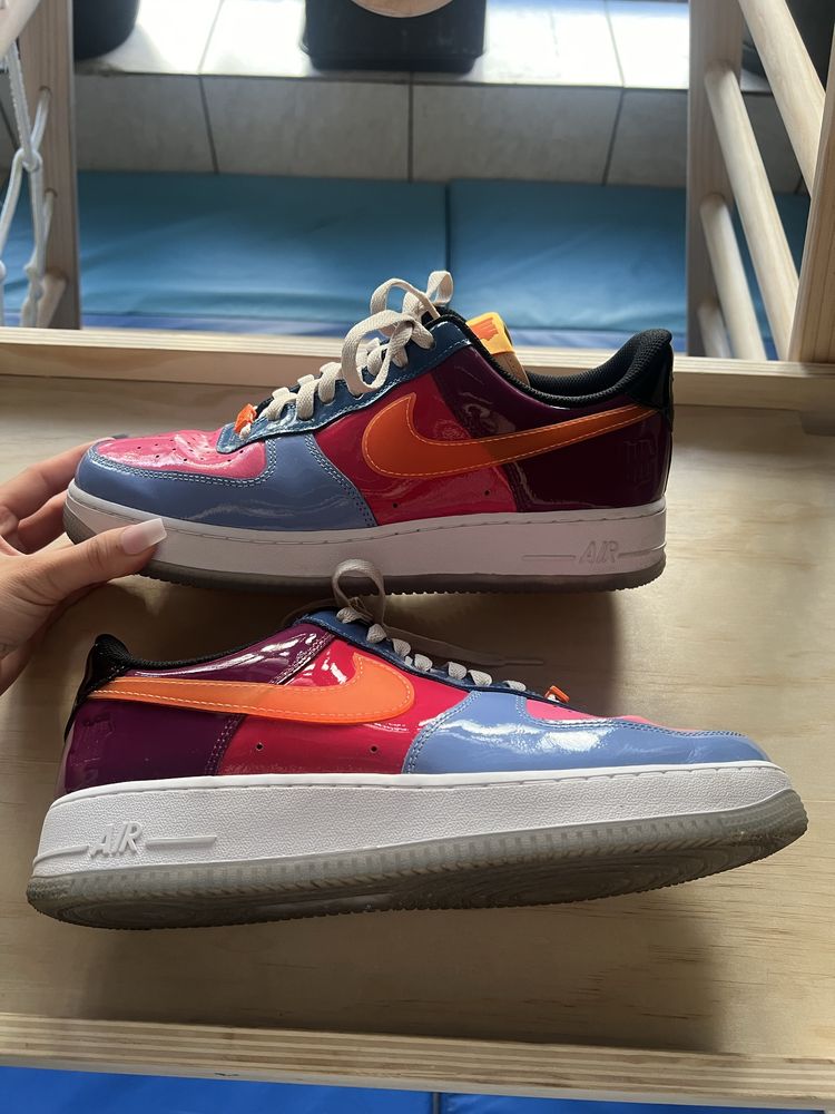 Nike Air Force low undefeated multi patent