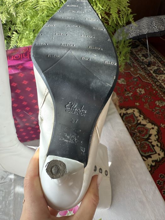 Сапоги білі зимові чоботи