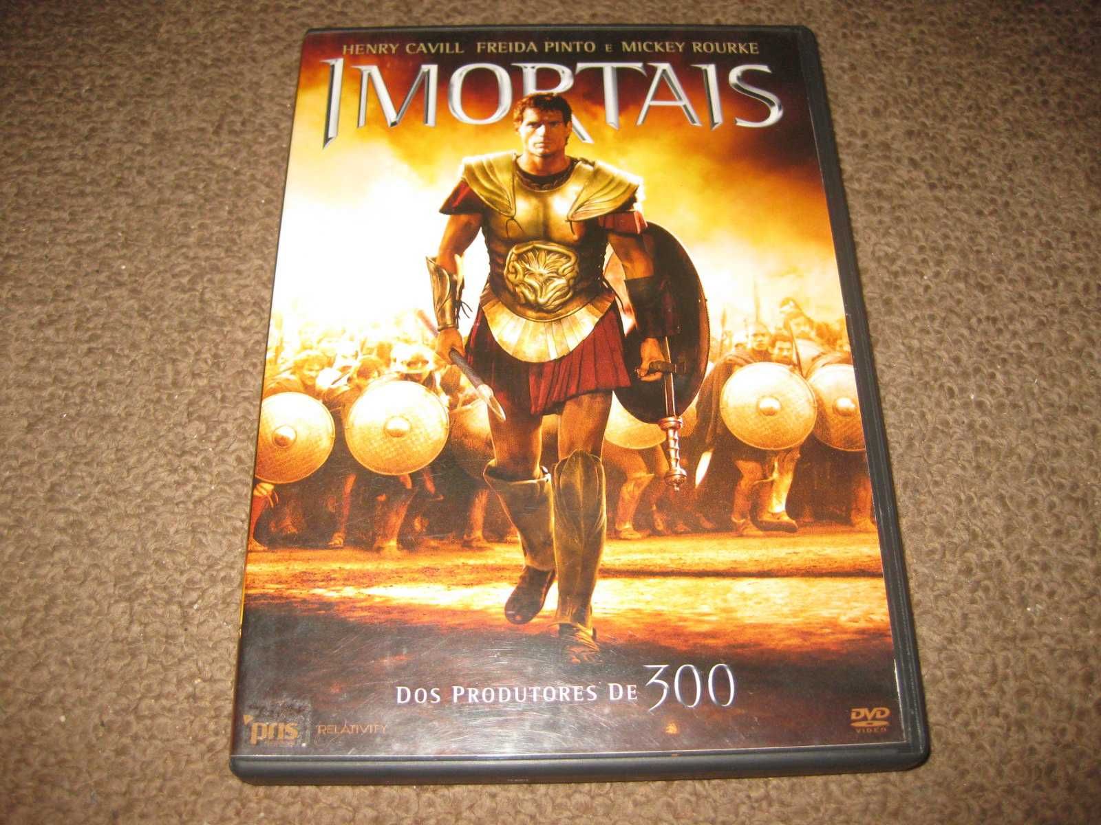 DVD "Imortais" com Mickey Rourke