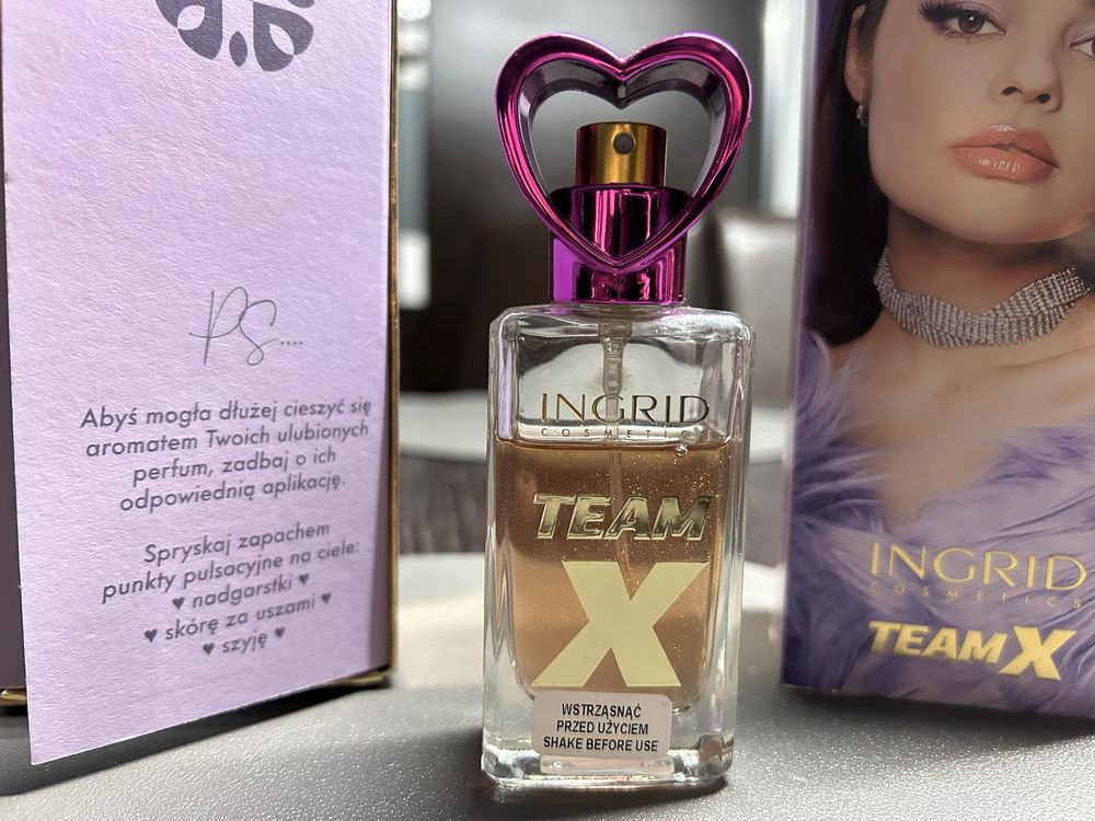 Ingrid team x perfumy miracle mołczaniw z brokatem