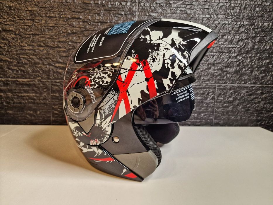 [NOVO] CAPACETE Modular Viseira Dupla