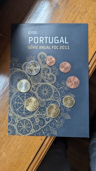 Série Anual FDC Portugal - carteira moedas -  sets 2009, 2010 ou 2011