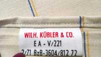 Простынь немецкий  лен Wilh.Kubler & Co новая бирка 1971 г р.140*240