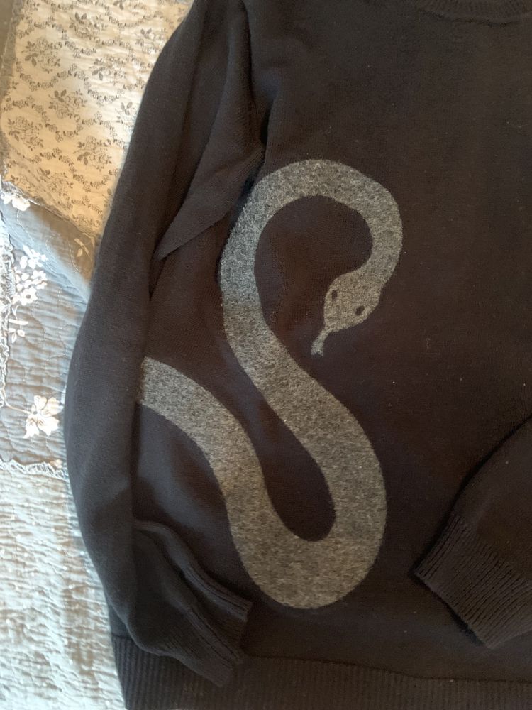 Armani Exchange sweter M snake - 100% bawełna exclusive