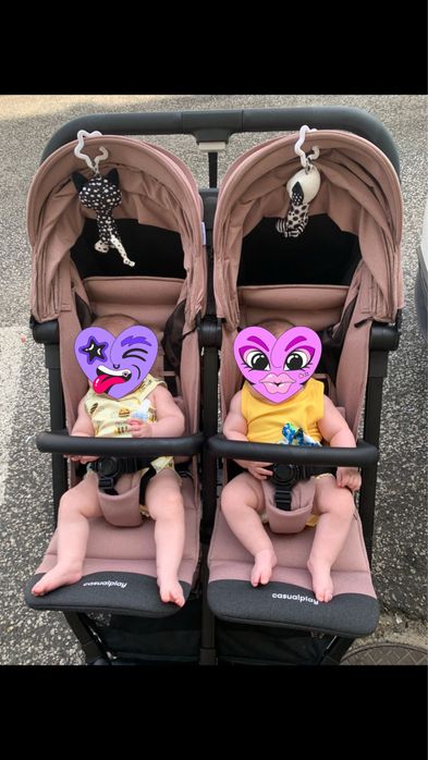 Carrinho gémeos Casualplay