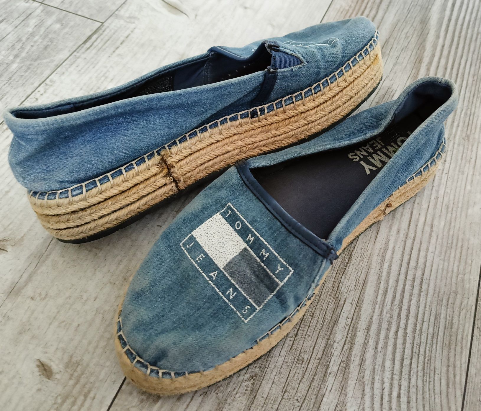 J.nowe espadryle Tommy Hilfiger Winnie r.40 vintage jeans