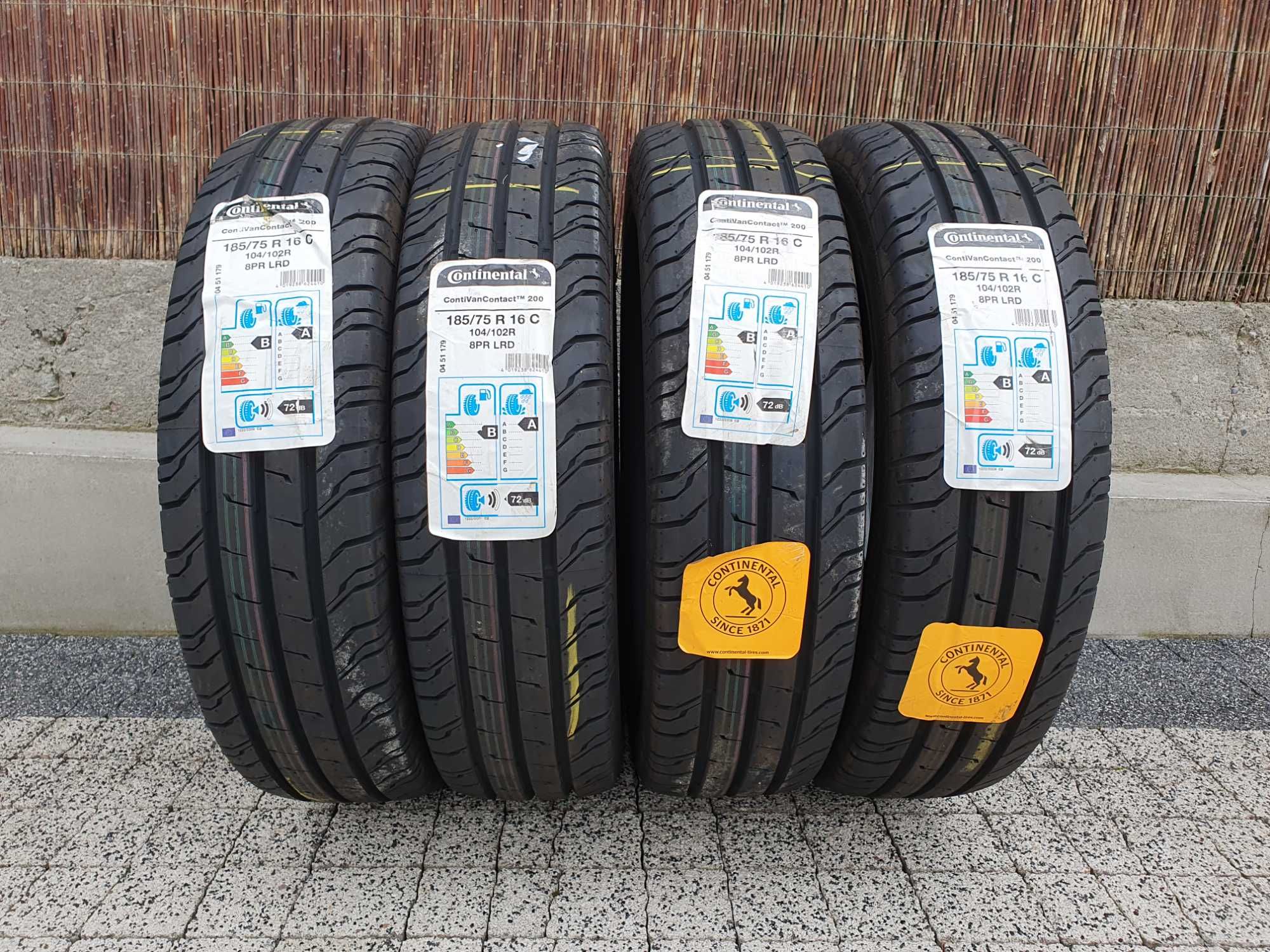 4x 185/75/16C 104/102R Continental Van Nowe! 2020r.