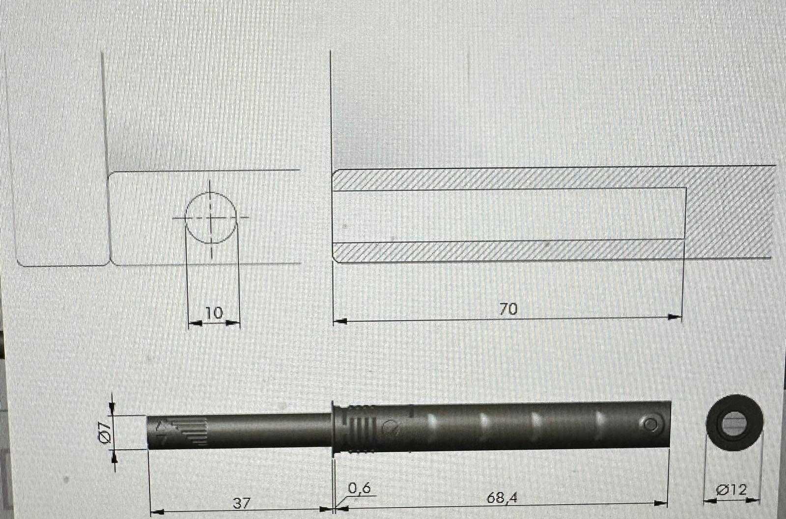 push to open, tip - on magnetyczny, odbojnik z adapterem