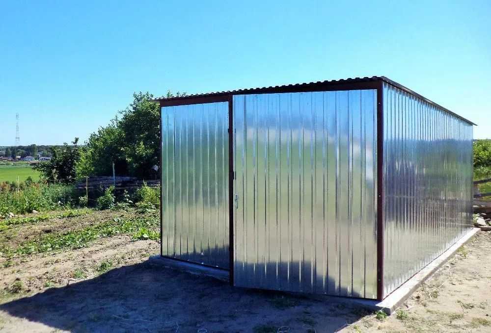 Garaż blaszany 6x5 Garaże 6x6 MOCNE PROMOCJA! Cały Kraj SZYBKI TERMIN