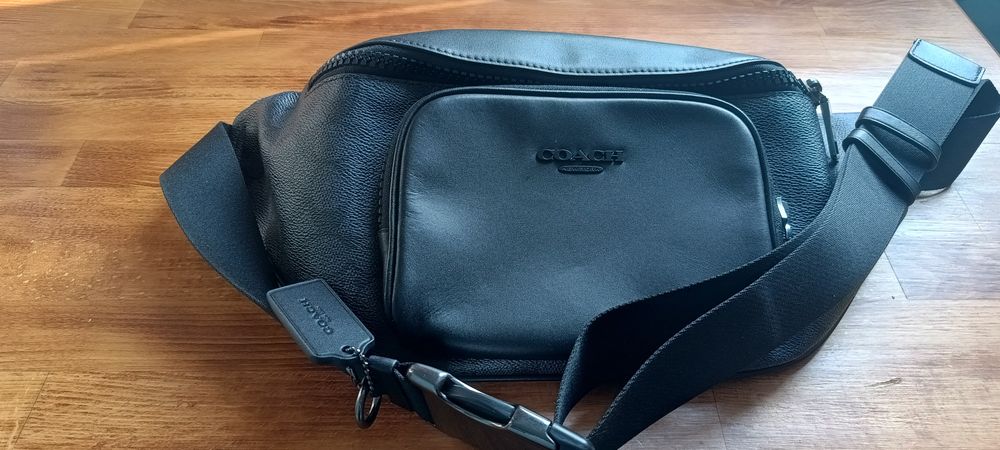 Поясная сумка coach кожа оригинал