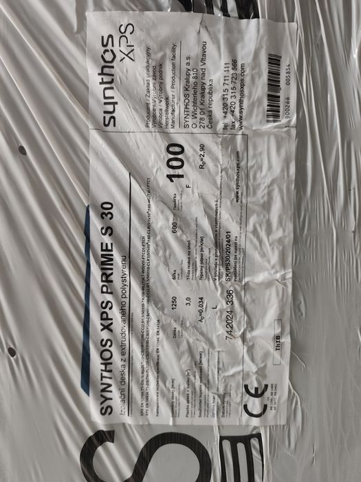 Styropian XPS Synthos Prime S 30 100mm 10cm EPS