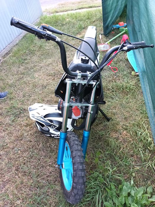 Nowy MINI CROSS MOTOR Spalinowy 50cc  XTR 701 + Kask Aviator