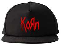 Nowa Czapka Snapback Korn Haft Black