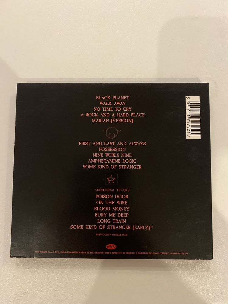 The Sisters Of Mercy First and last and always CD