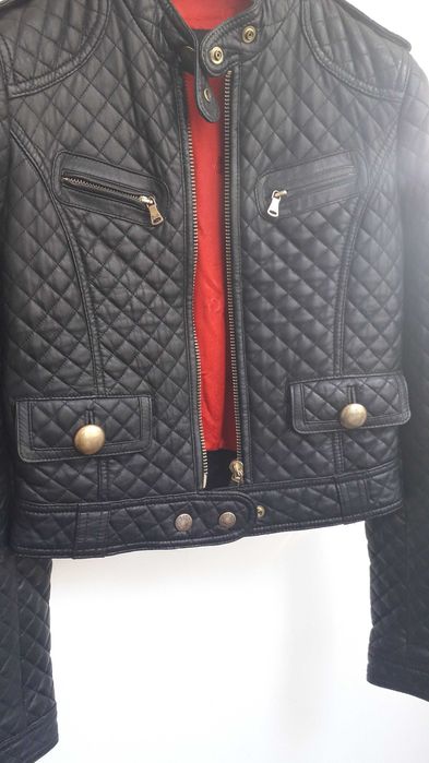 Dolce Gabana | Blusão pele verdadeira | Novo | Preto | S