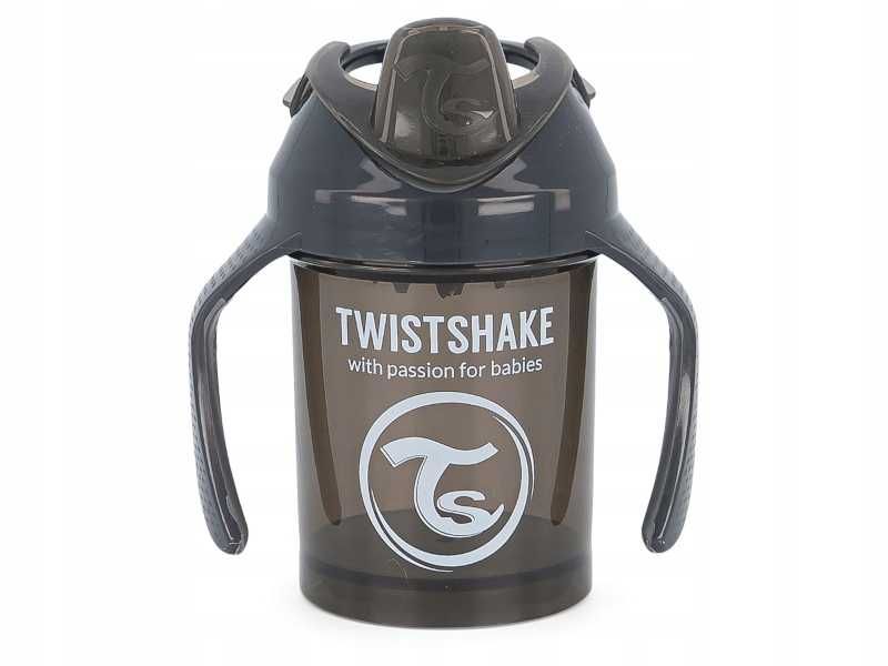 TwistShake Kubek Niekapek Z Mikserem Czarny 230ml *NOWY*