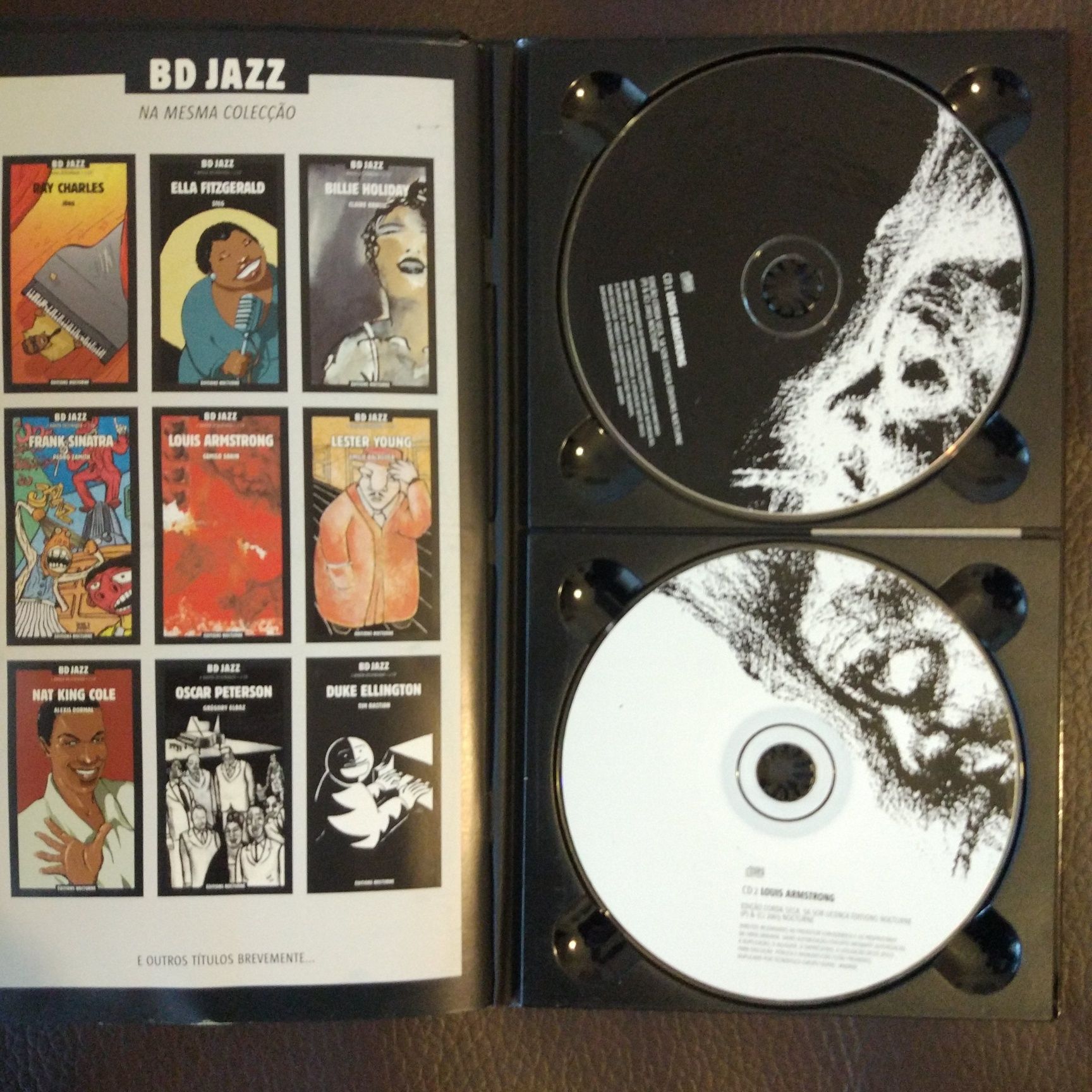 Louis Armstrong - Livro Banda Desenhada + 2 CD