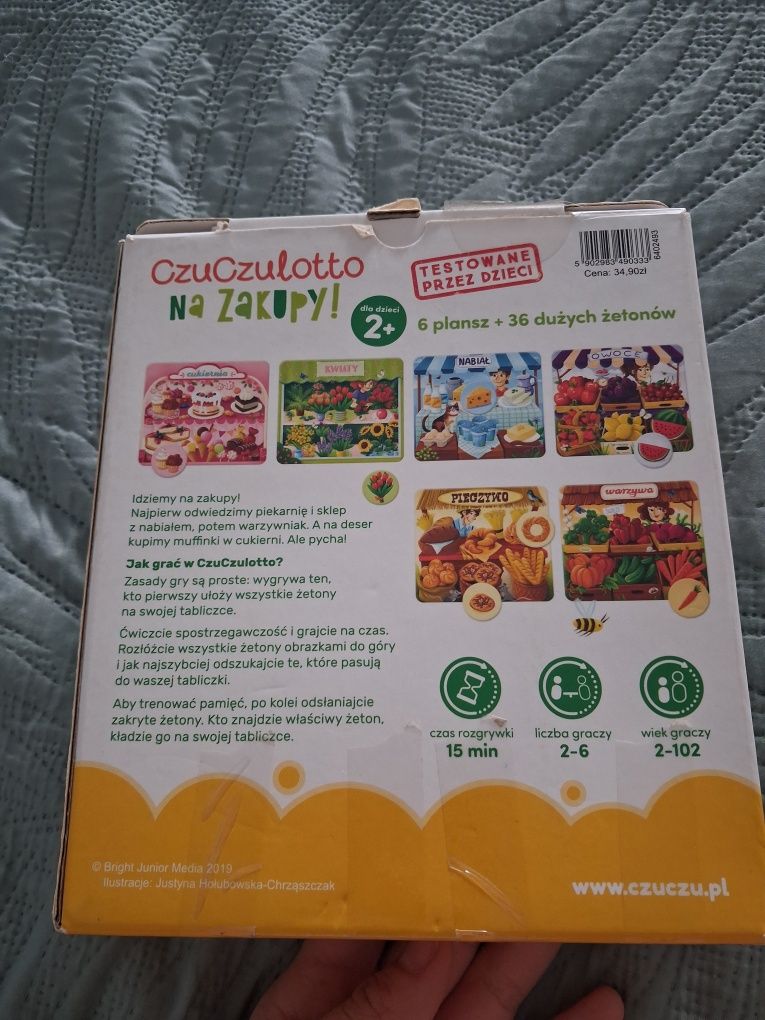 CzuCzu na zakupy puzzle gra dziecięca 2+