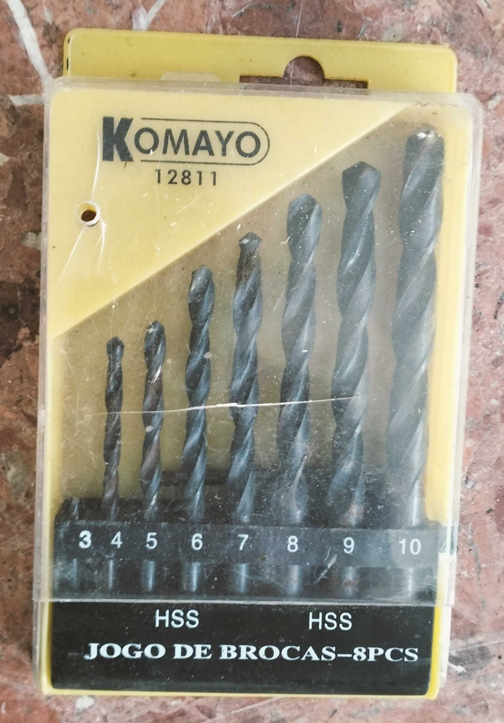 Jogo de Brocas Komayo - 8 peças