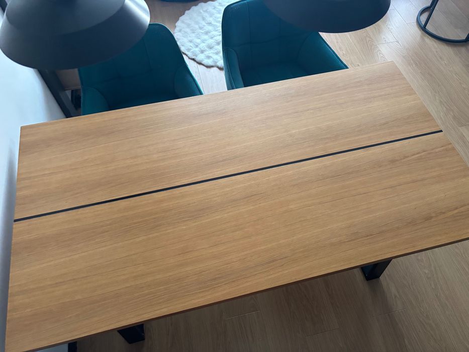 Stół dębowy PIEMONT 180×94 cm, rozkładany do 260 cm, stan bardzo dobry