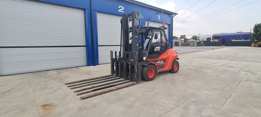 Wózek LINDE H80/900 H100 H70 TRIPLEX  pozycjoner paletyzer 8t 6,1m