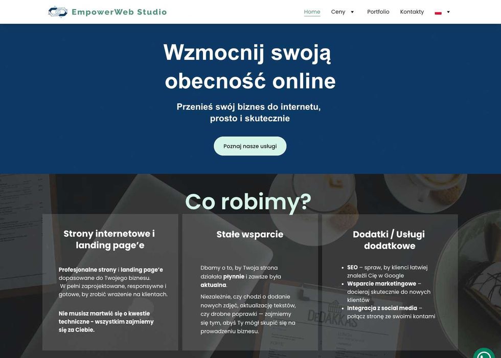 Strona Web pod klucz w kilka dni! Sklep/blog/strona firmy/landing page