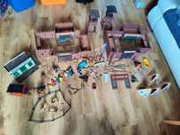 Ogromny zestaw Playmobil western, dziki zachód 3419, 3806, 4431
