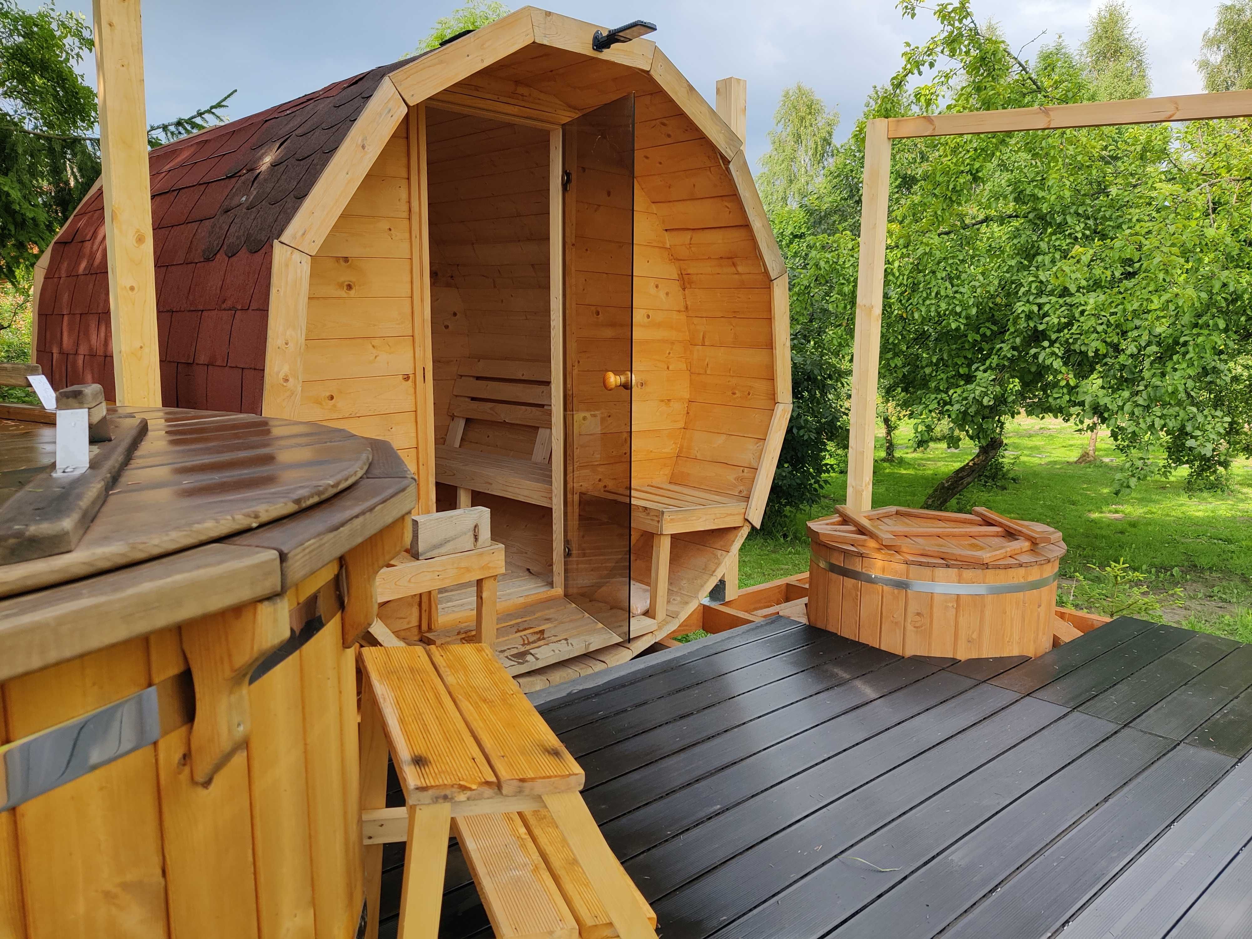 Domki nad stawem. Sauna, Jacuzzi, basen