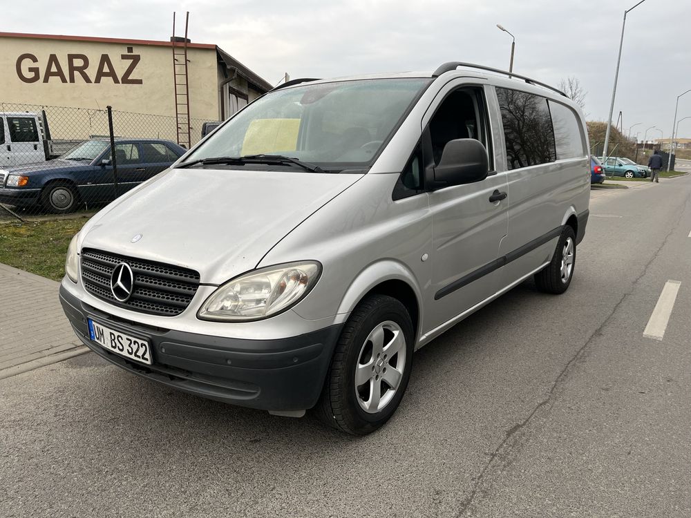 Mercedes vito 639, 3.0 diesel v6, automat, bez rdzy, 6 osob, klima