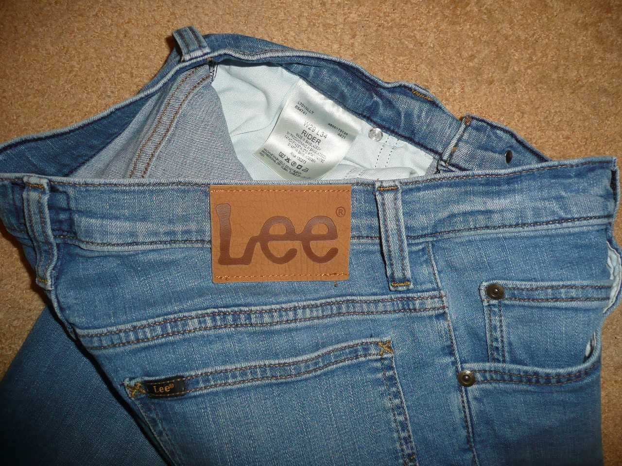 Spodnie dżinsy LEE W29/L34=39,5/109cm jeansy
