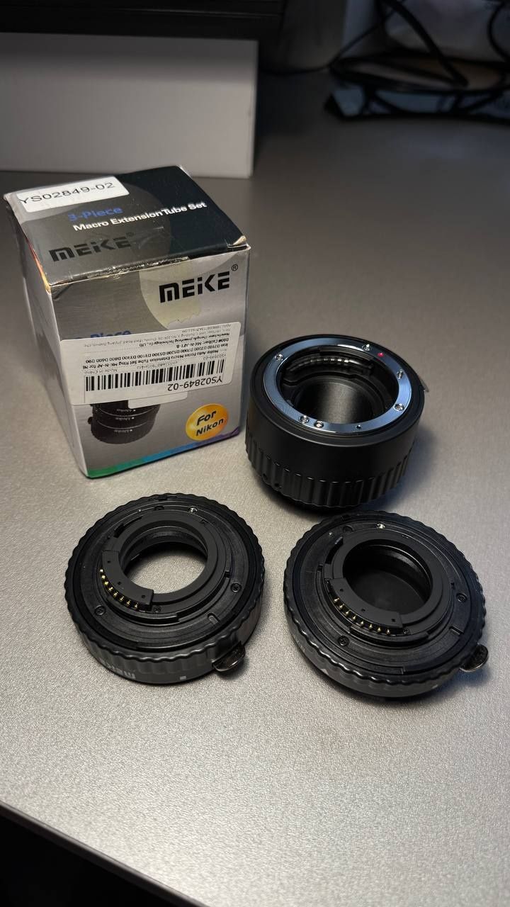 Макрокільця з автофокусом для Nikon - MEIKE Auto Focus Macro Extension