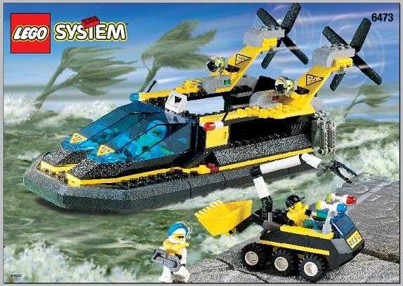 LEGO Town Res-Q 6473 Cruiser Poduszkowiec Ratunkowy Ratownicy 1998