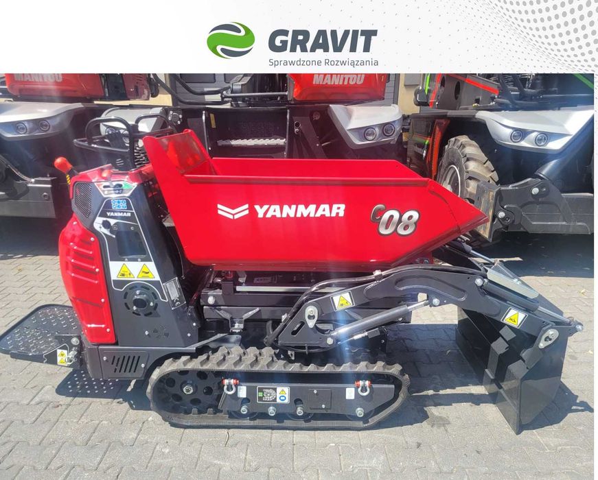 Wozidło samozaładowcze Yanmar C08 od Autoryzowanego Dealera - GRAVIT