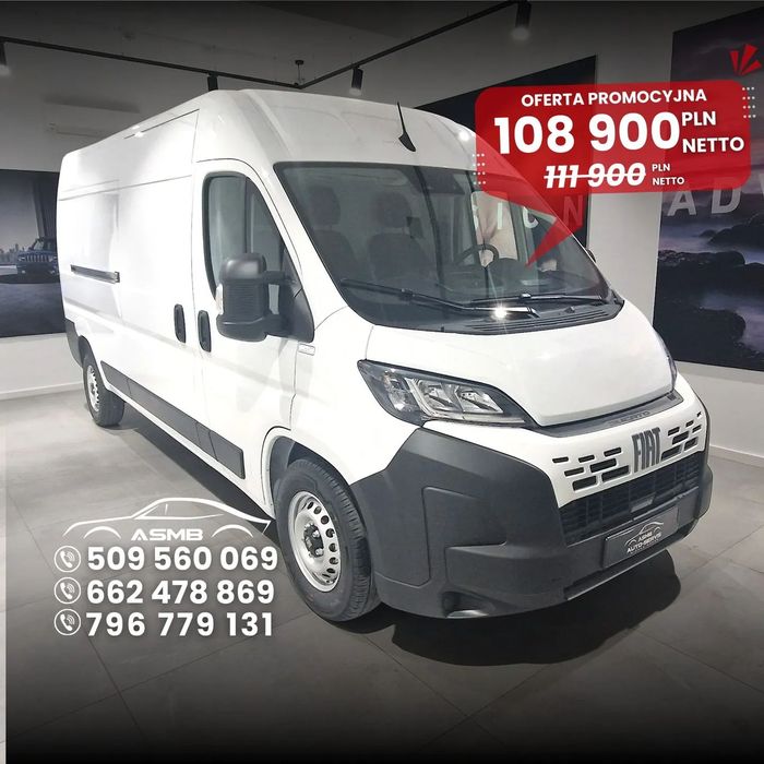 Fiat Ducato L3H2 Furgon  Fotel PNEUMATYCZNE ! Od ręki w naszym SALONIE ! 2025 rok !