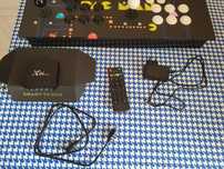 Arcade stick duplo Madeira com 9000 jogos arcade